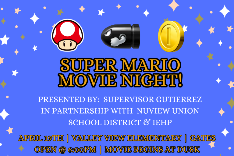 Super Mario Bros Movie Night