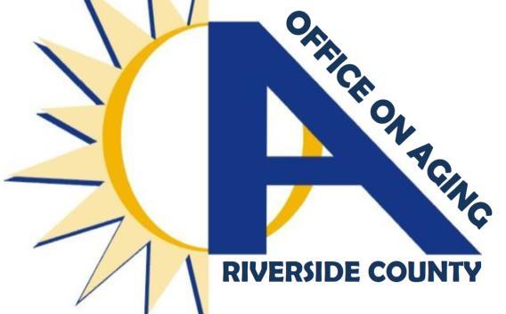 The Office on Aging Riverside County Logo