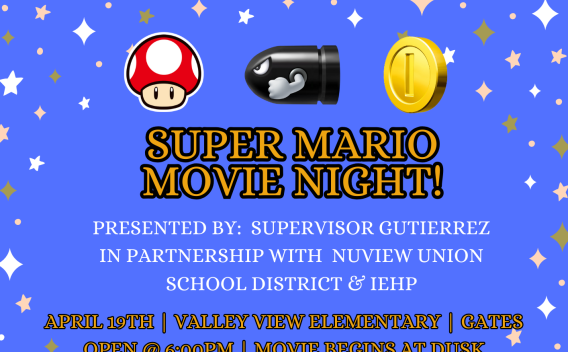 Super Mario Bros Movie Night